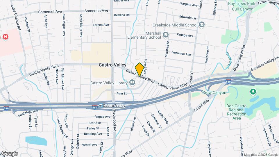 3765 Castro Valley Blvd Map and Location Details