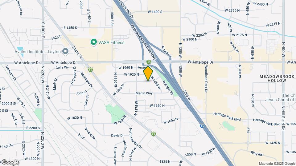 1497 W 1850 N Map and Location Details