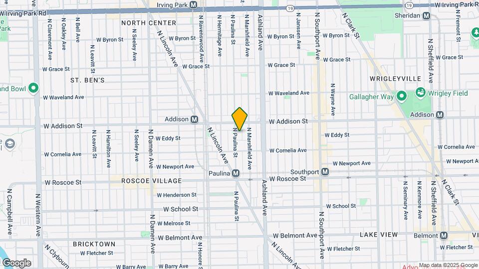 3637 N Paulina St Map and Location Details