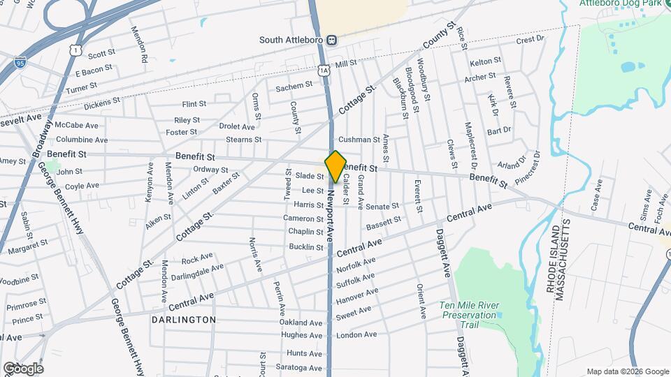 1375 Newport Ave, Unit 3 Map and Location Details