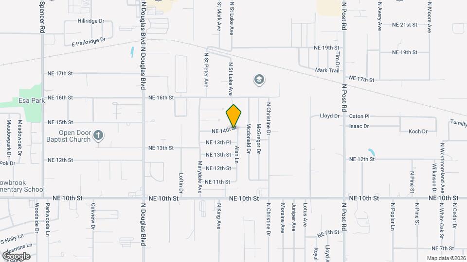 9432 NE 14th St Map and Location Details