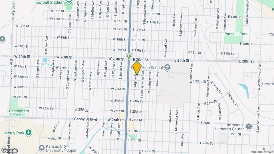 2121 Virginia Ave Map and Location Details