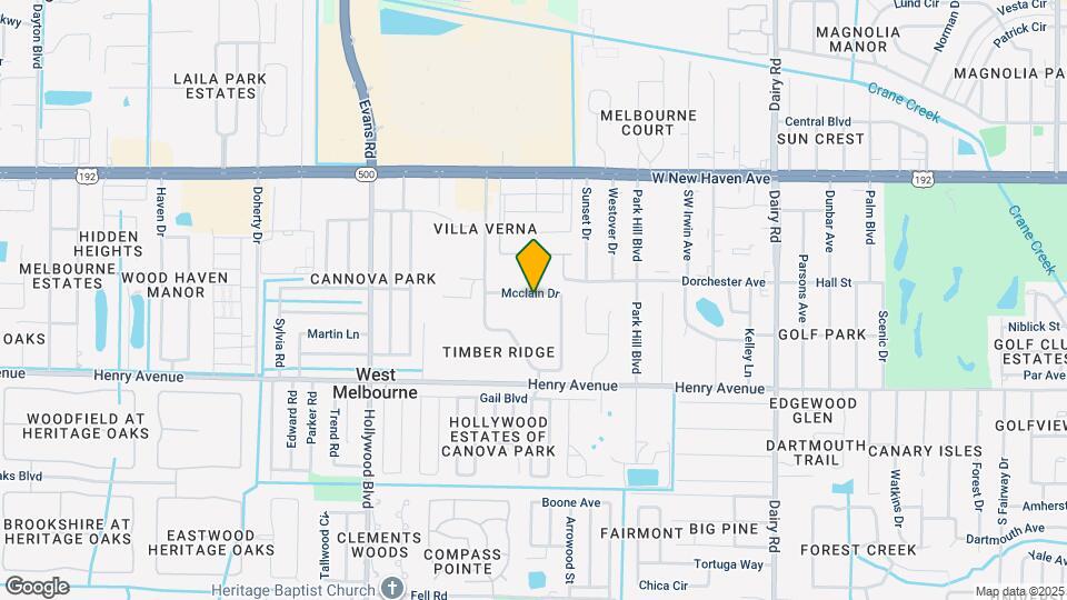 288 Mcclain Dr Mapa y Detalles de la Ubicación