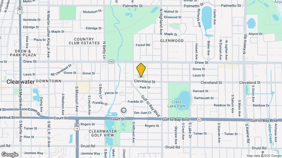 1414 Cleveland St Map and Location Details
