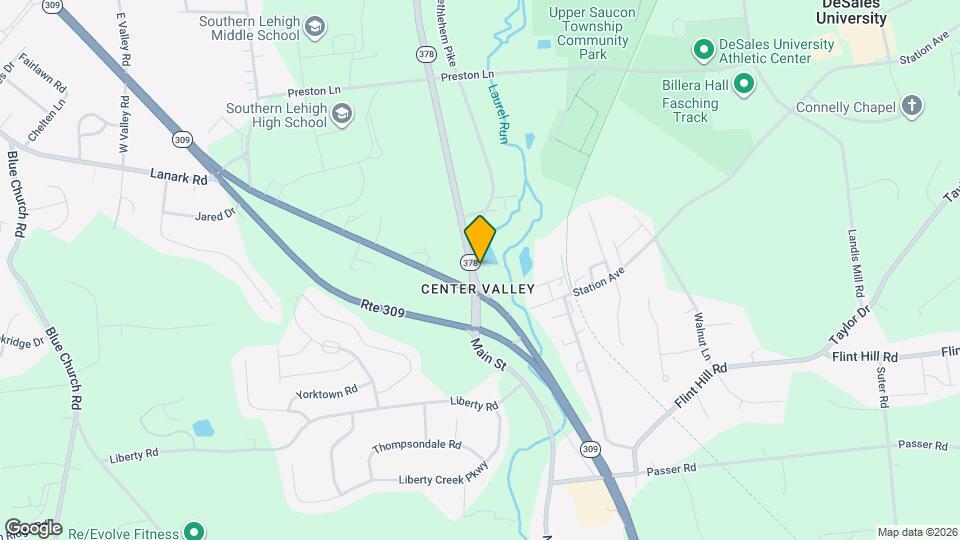 6107 Old Bethlehem Pike Map and Location Details