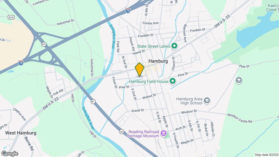 254 Washington St Map and Location Details