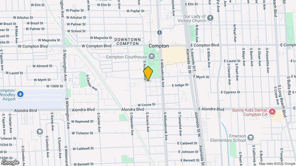 510-518 S Acacia Ave Mapa y Detalles de la Ubicación