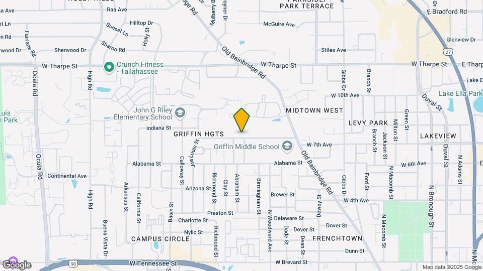 1104 Volusia St Map and Location Details