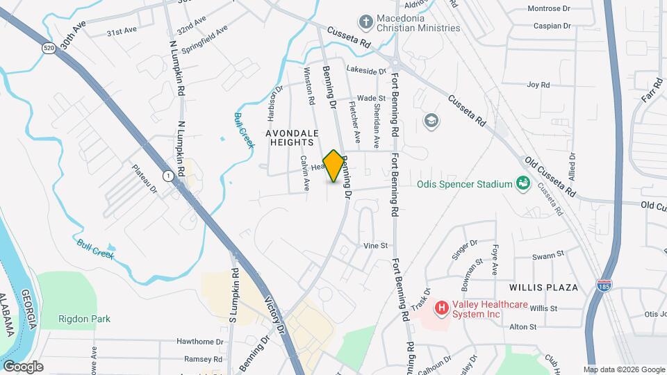 1206 Winston Rd Map and Location Details