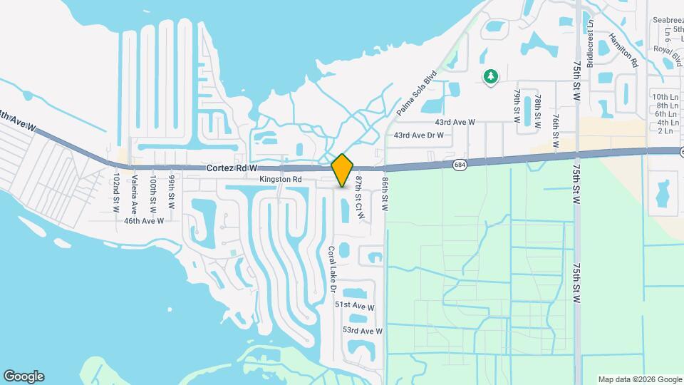 8808 44th Ave Dr W Map and Location Details