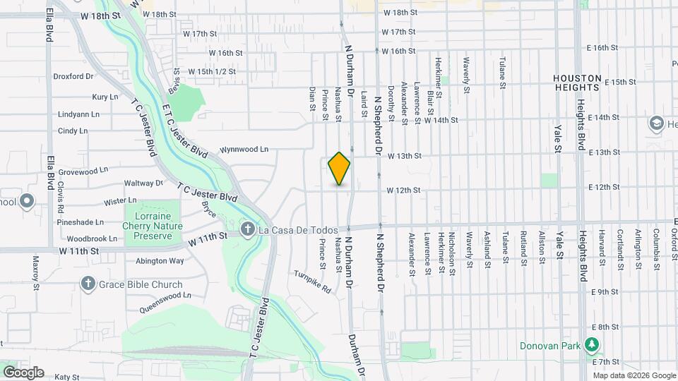 1519 W 12th St Map and Location Details