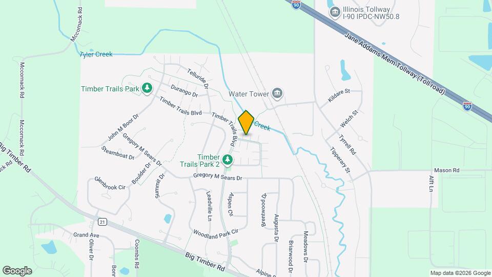 268 Evergreen Cir Map and Location Details