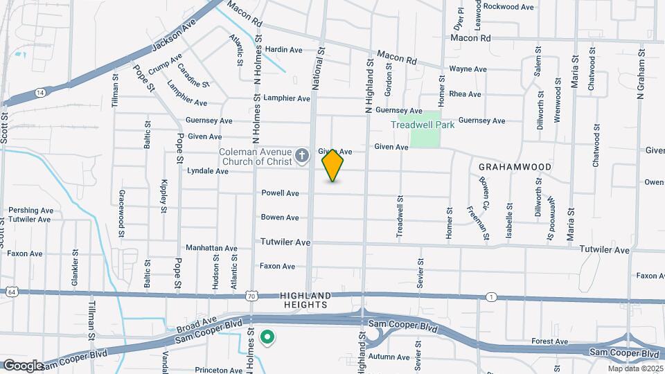 3432 Powell Ave Map and Location Details