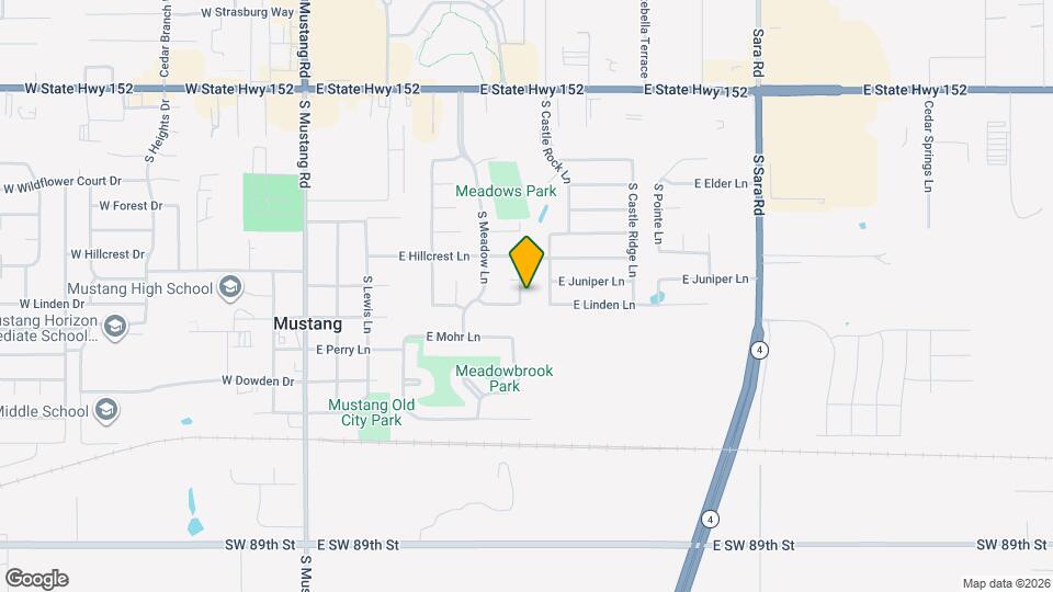 734 S Glen Ln Map and Location Details