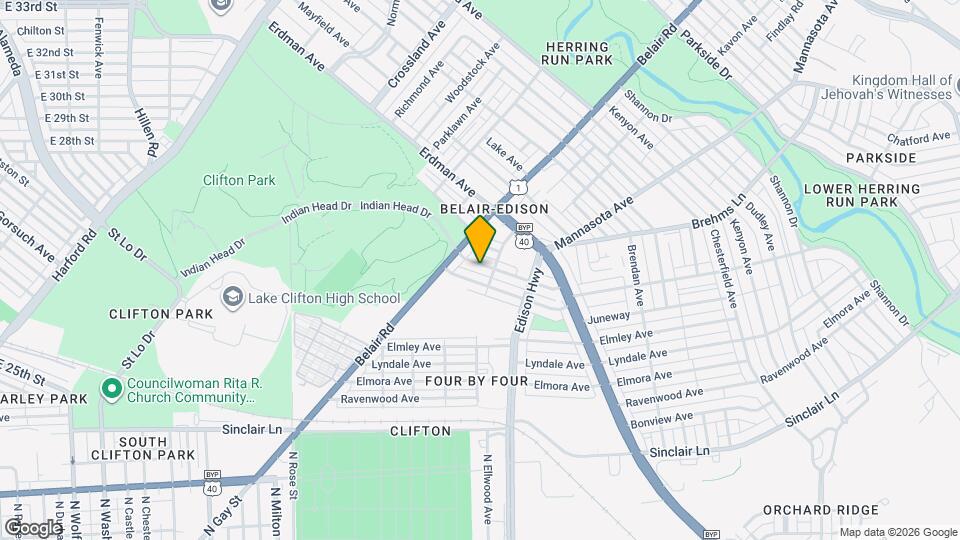 3127 Lawnview Ave Map and Location Details