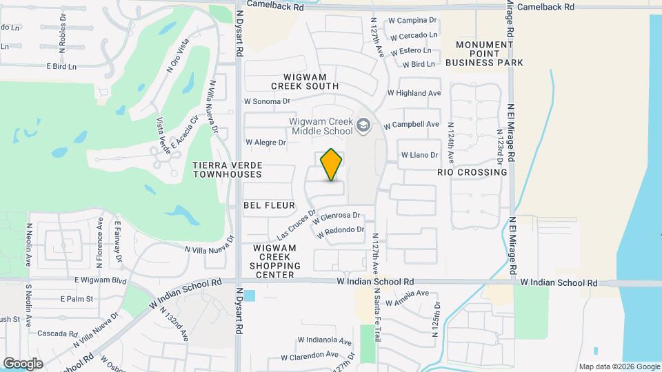 12827 W Modesto Dr Map and Location Details