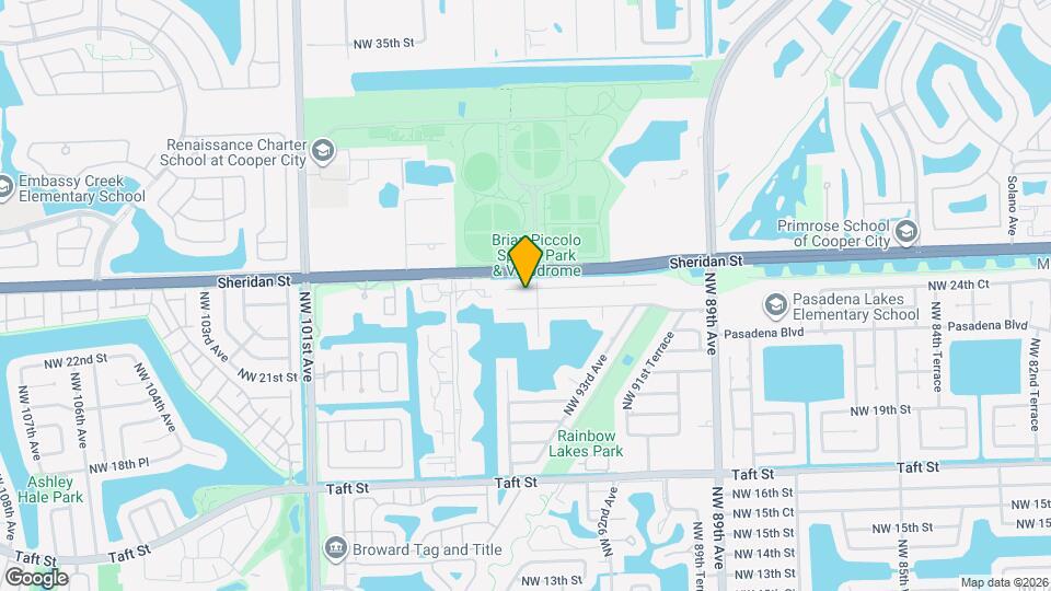 9410 NW 24th Pl Map and Location Details