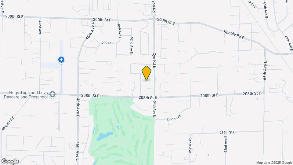 20616 53rd Ave Ct E Map and Location Details