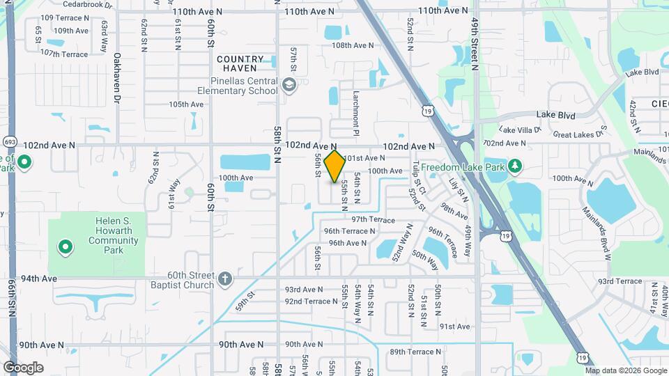 9885 55th Wy N Map and Location Details