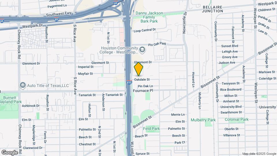 4626 Oakdale St Map and Location Details