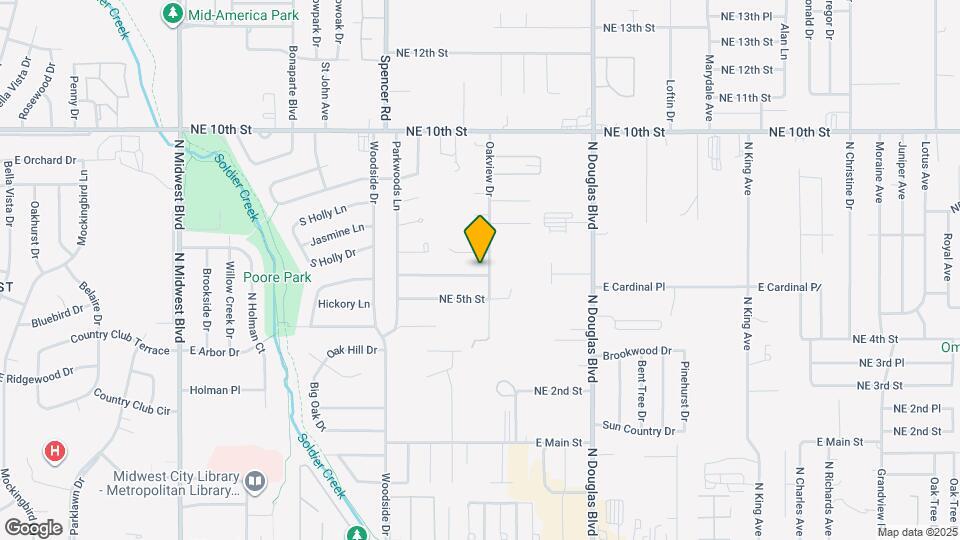 1513 Parkwoods Terrace Map and Location Details