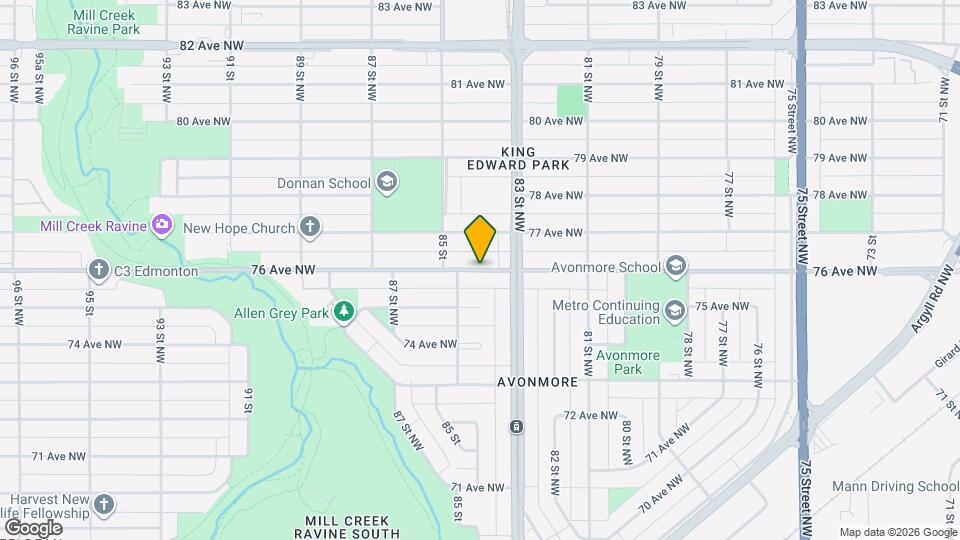 8333-8376 76 Ave NW Map and Location Details