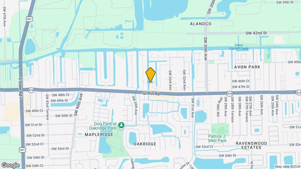 4701 SW 34th Dr Map and Location Details