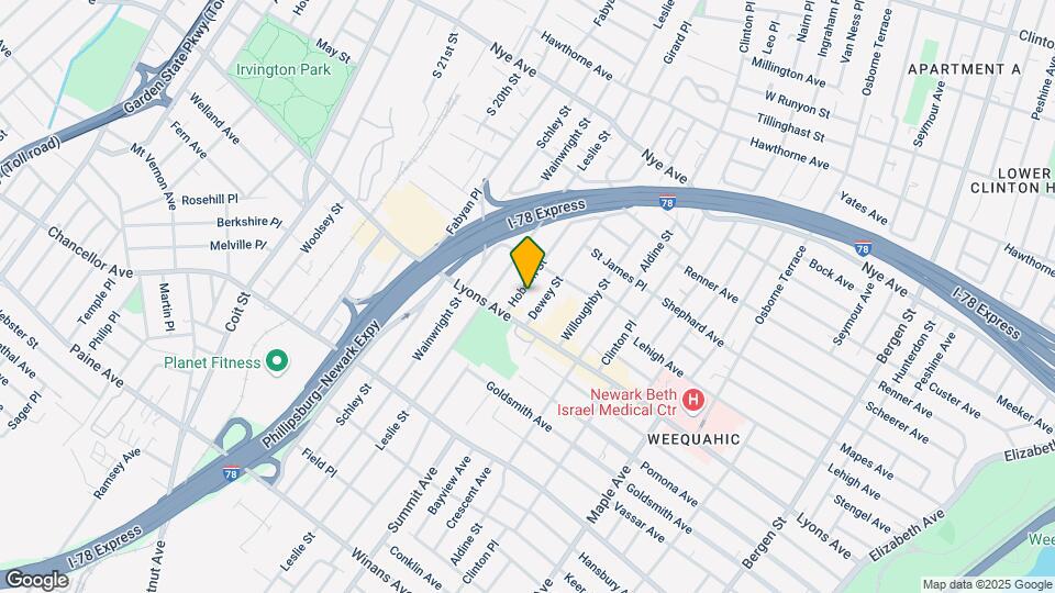 190 Hobson St, Unit 2 Map and Location Details