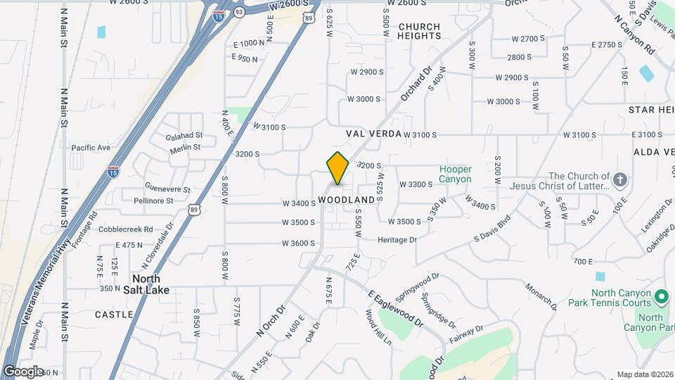 3371 S Orchard Dr Mapa y Detalles de la Ubicación