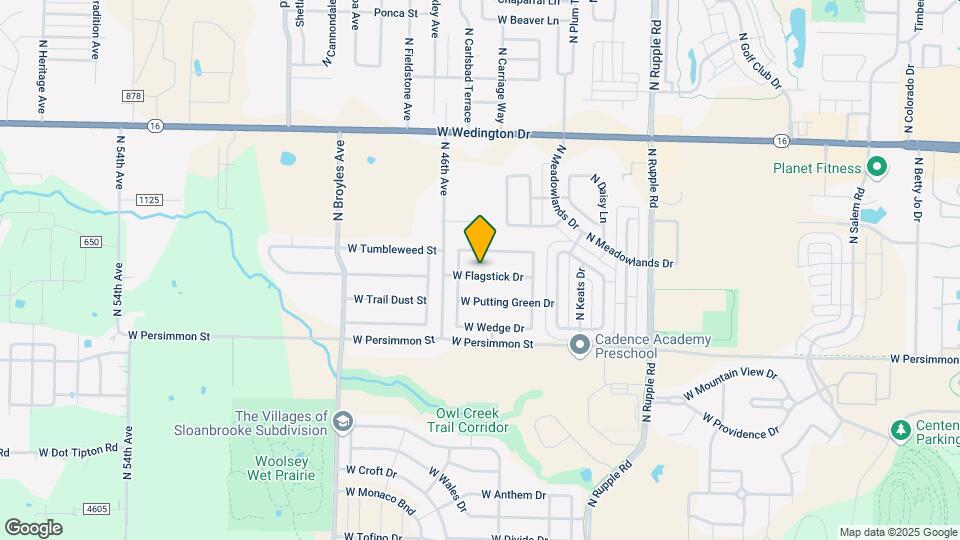 4506 W Flagstick Dr Map and Location Details
