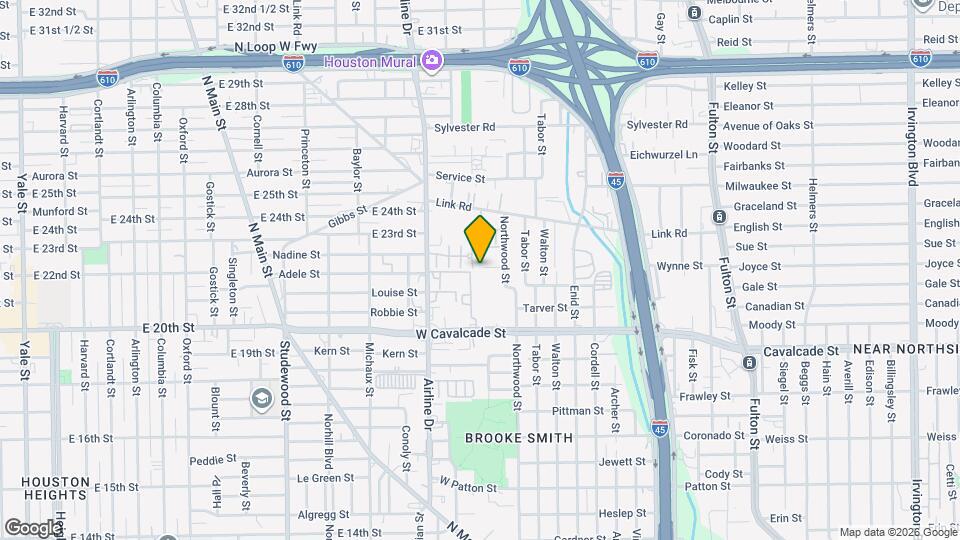 1667 Northwood St Map and Location Details