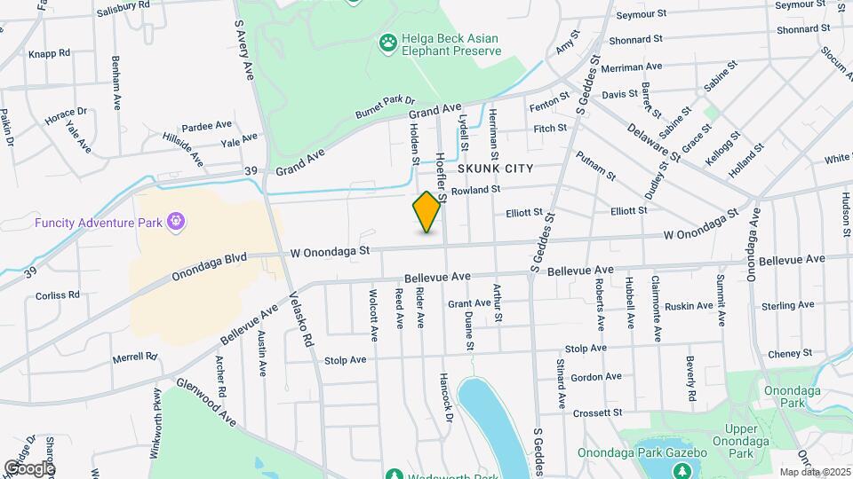1618 W Onondaga St Map and Location Details