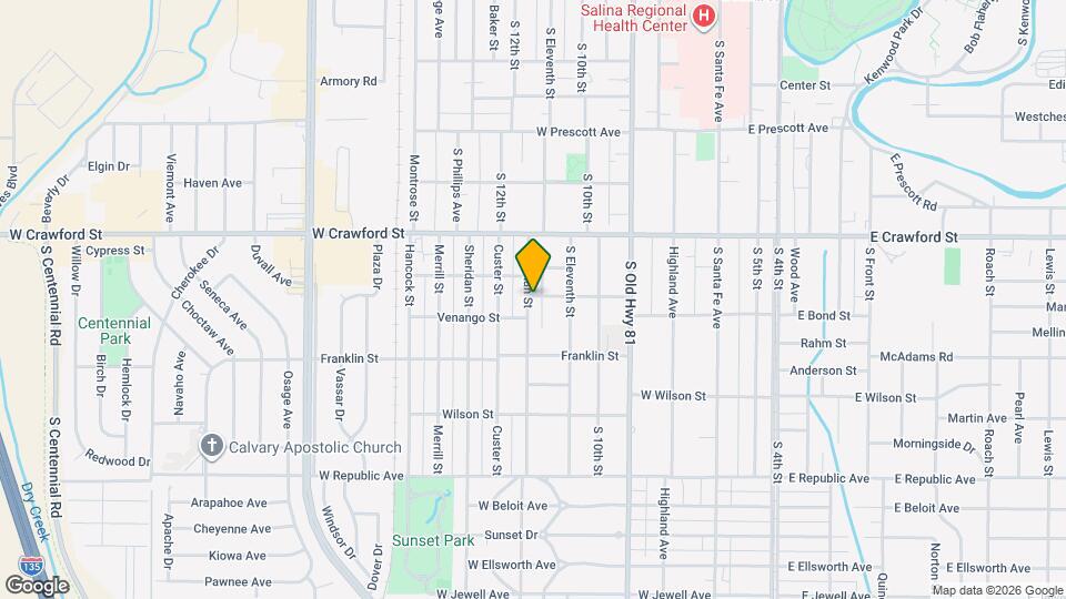 801 Sherman St Mapa y Detalles de la Ubicación