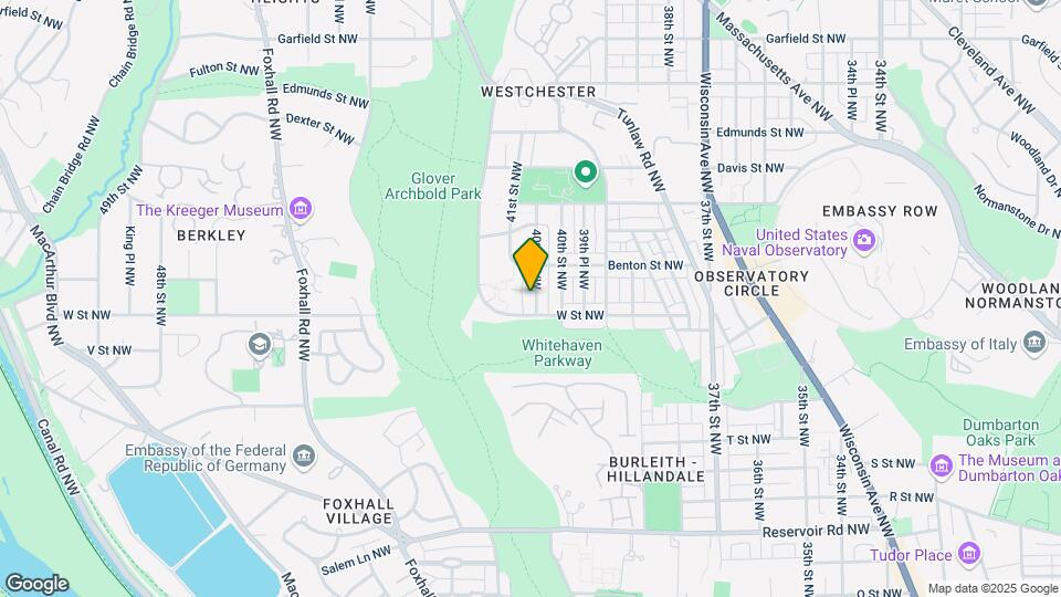 2212 40th Pl NW Map and Location Details