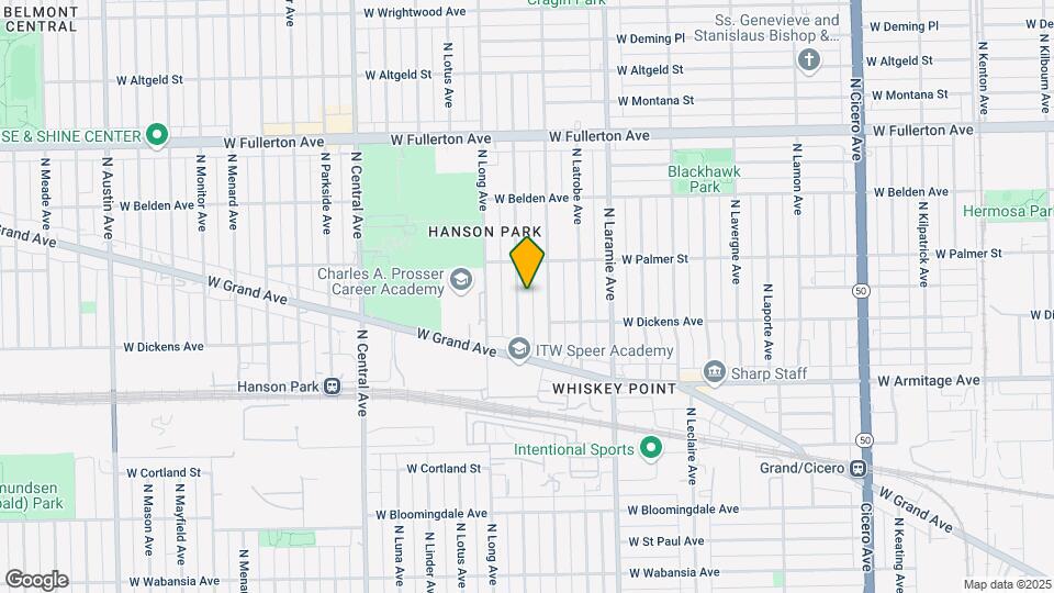 2125 N Lorel Ave, Unit Garden Map and Location Details