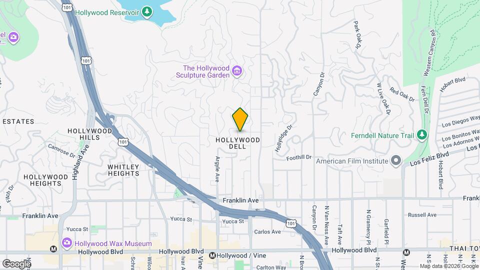 2170 N Vista del Mar Ave Map and Location Details