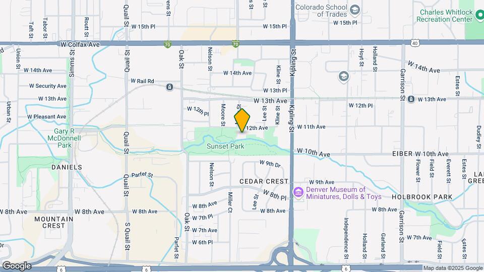 1088 Miller Street Map and Location Details