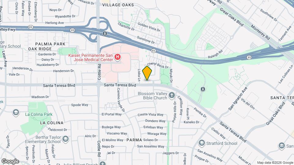 6153 Yeadon Way Map and Location Details