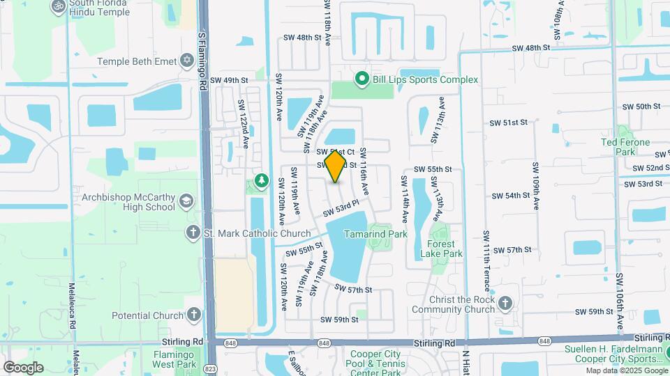 5259 SW 117th Ave Map and Location Details