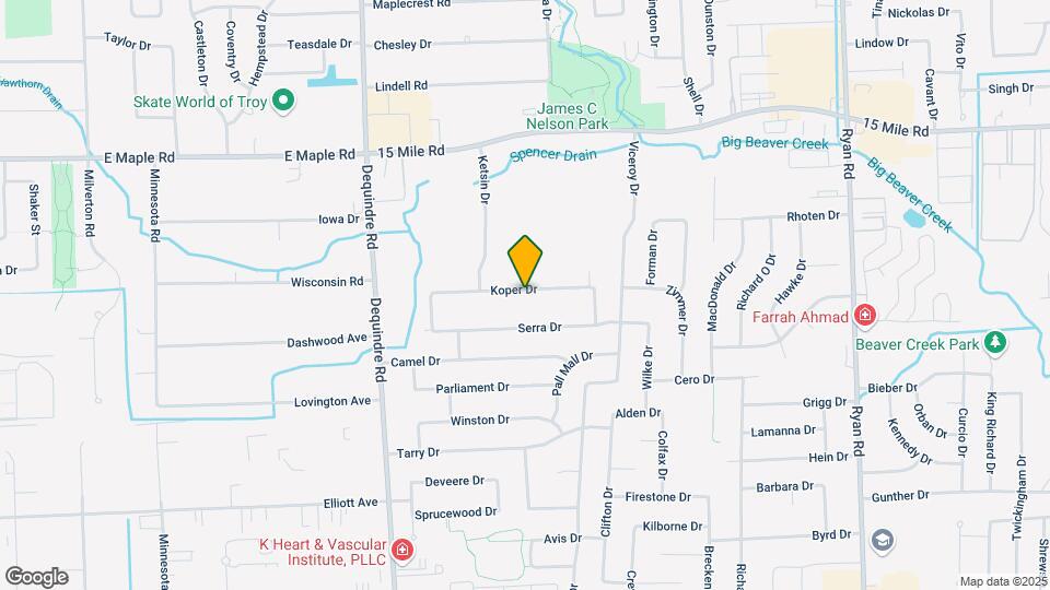 2528 Koper Dr Map and Location Details