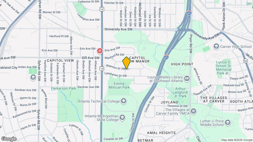 496 Shannon Dr SW Map and Location Details