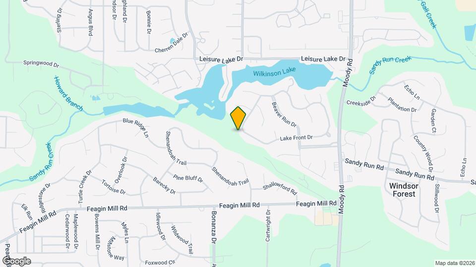 404 Lake Front Dr Map and Location Details