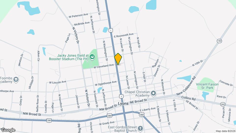 296 N State St Map and Location Details