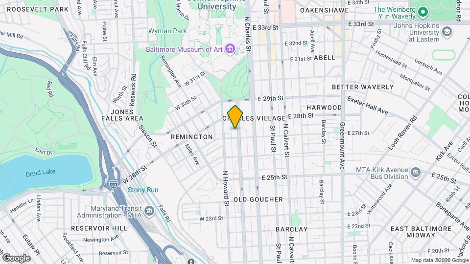 2714 Maryland Ave Map and Location Details