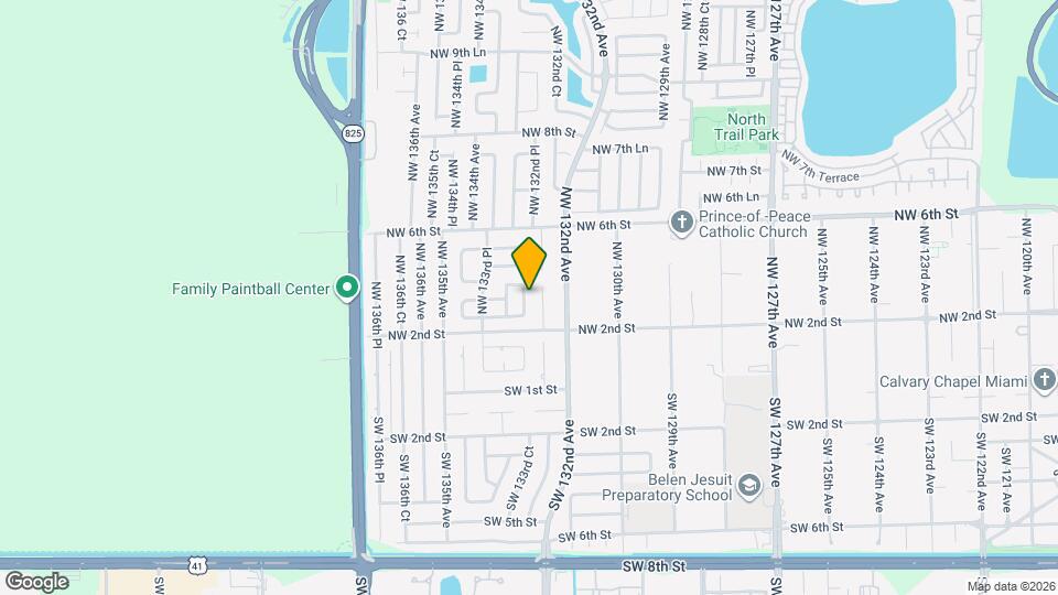 313 NW 132nd Pl Map and Location Details