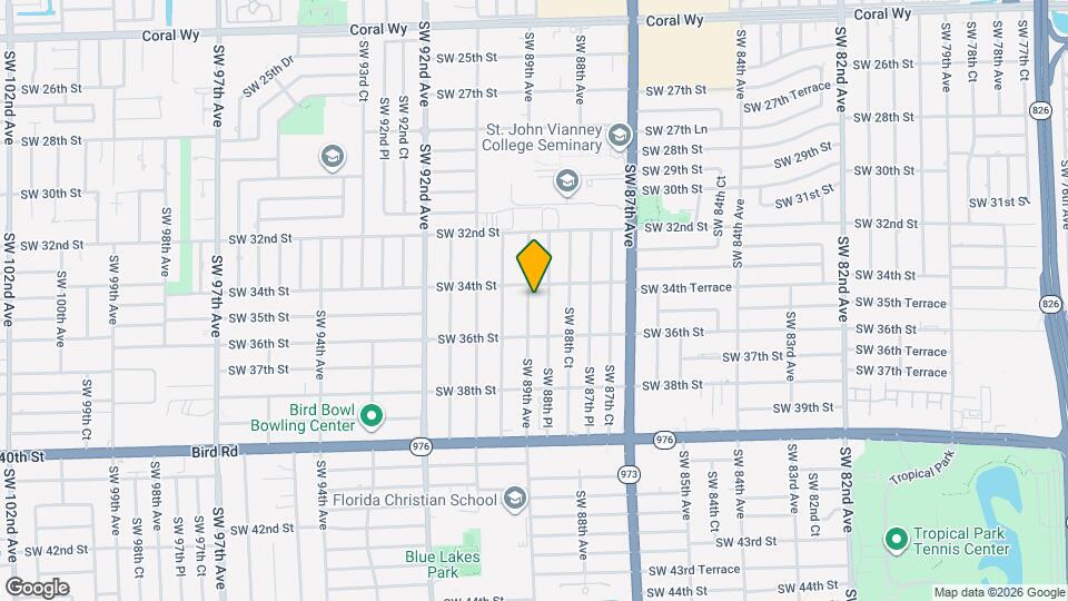 3425 SW 89th Ave Map and Location Details