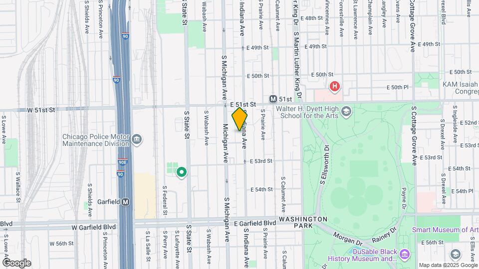 5166 S Indiana Ave Map and Location Details