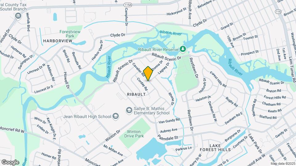 6836 Cavalier Rd Map and Location Details