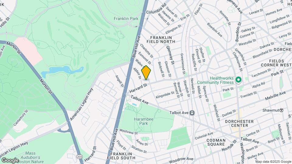 207 Harvard St Map and Location Details