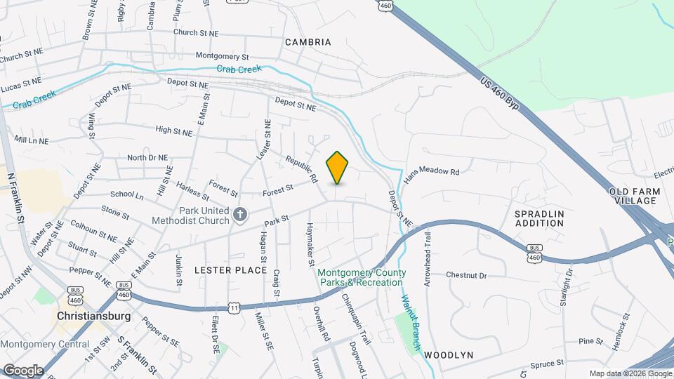 740 Park St Map and Location Details